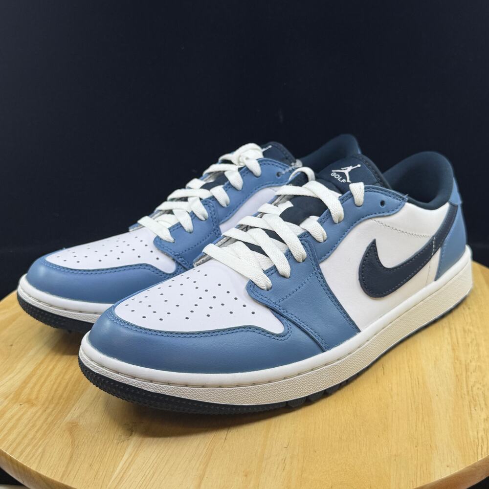Nike Air Jordan 1 Low G White Aegean Storm Golf DD9315-115 Mens Size 8.5 - Picture 2 of 9